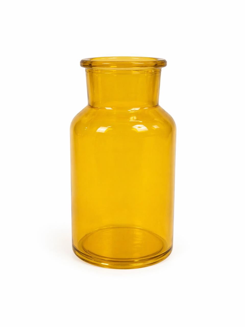 Yellow bud vase