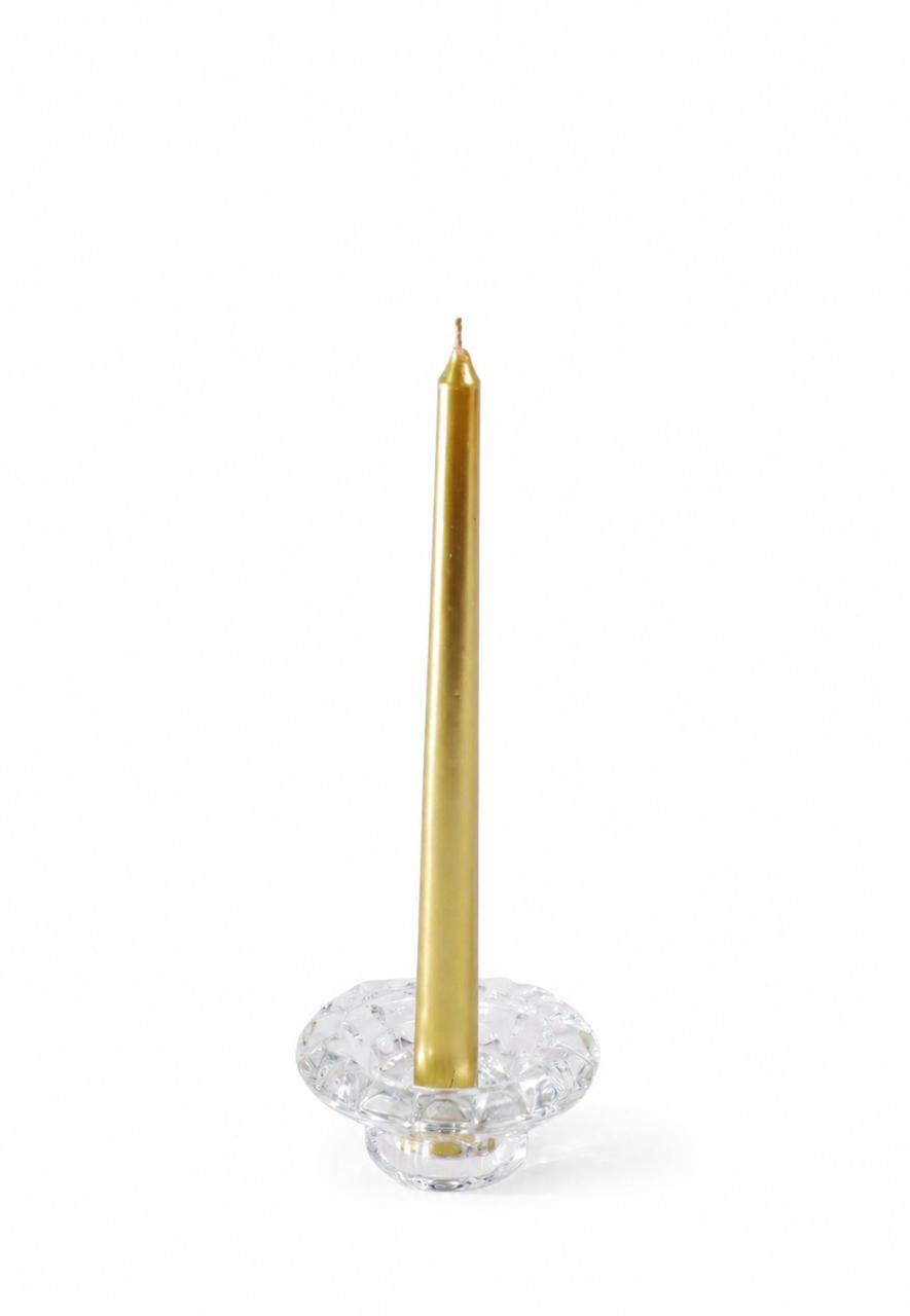 Crystal candle holder flat