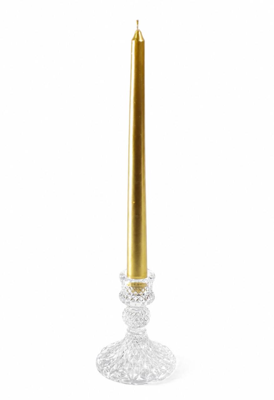 Crystal candle holder short
