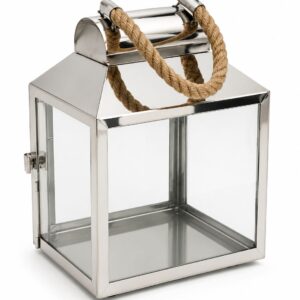 Square lantern with rope