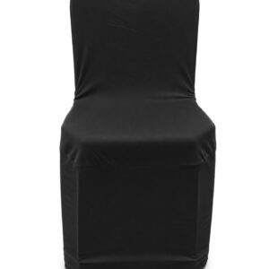Black chair cover