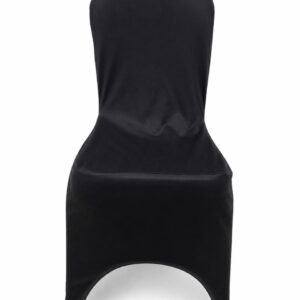 Black conference chair cover