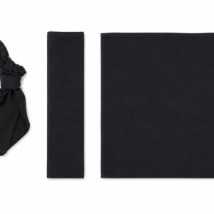 Black napkin
