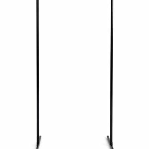 Black welcome stand