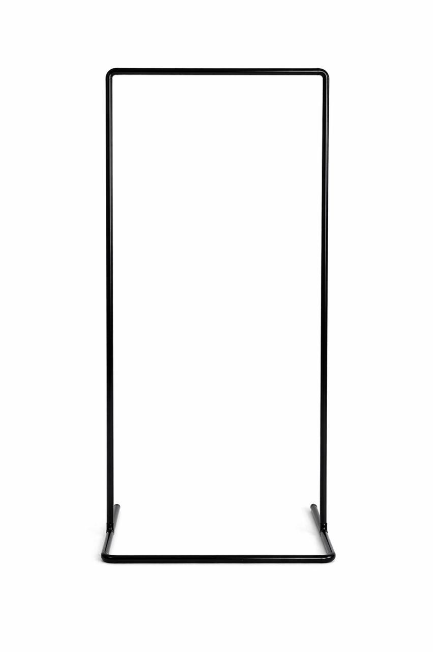 Black welcome stand