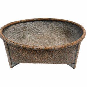 Blue woven basket
