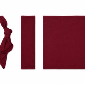 Burgundy napkin