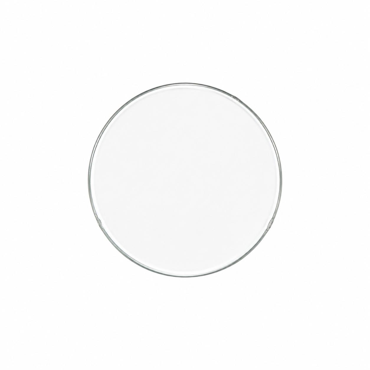 Glass candle disc 10cm