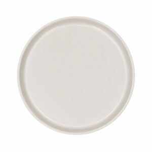 Ceramic lipped dinner plate