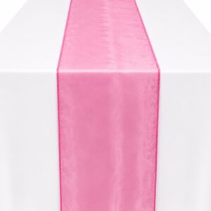 Cerise organza runner