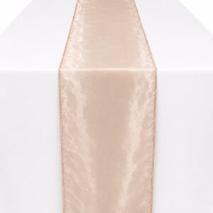 Champagne organza runner