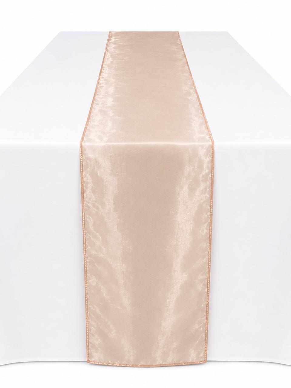 Champagne organza runner