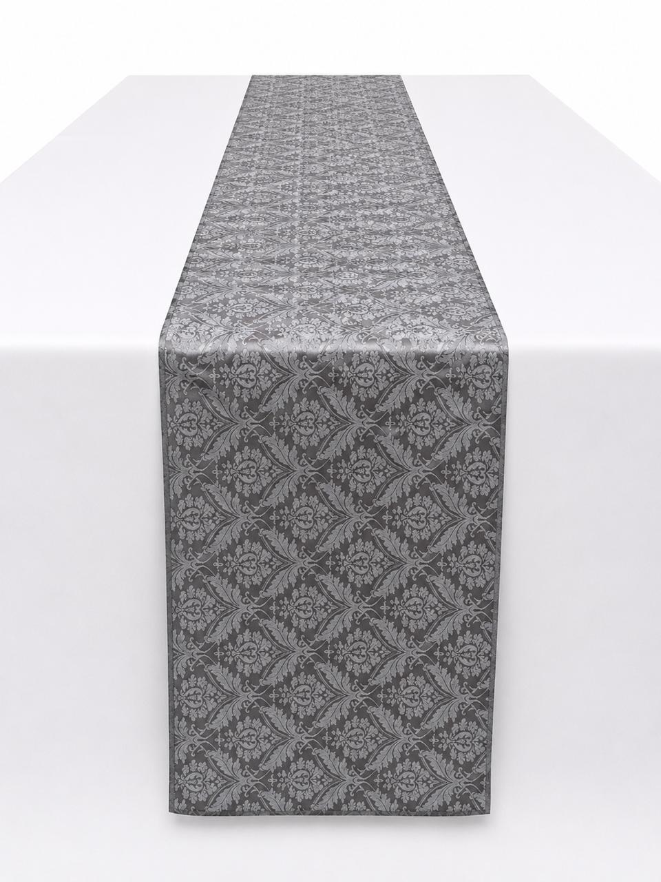 Charcoal embossed runner