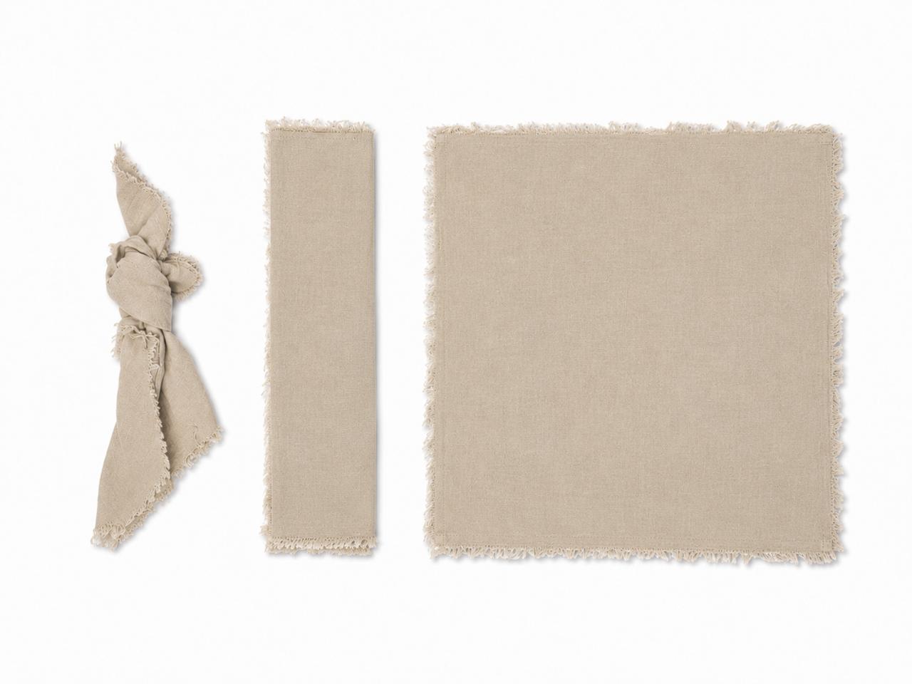 Beige khaki napkin