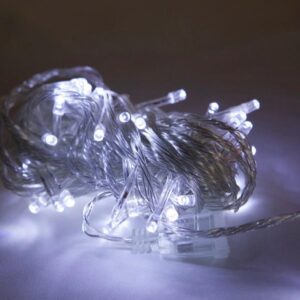 Cool white fairy light 12m