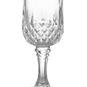 Crystal wine glass