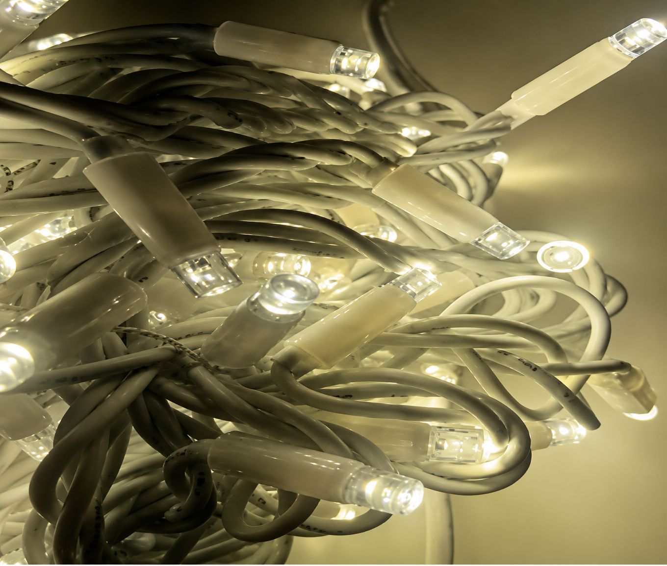 Electric fairy light 10m white cable