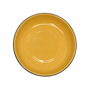 Enamel plate yellow