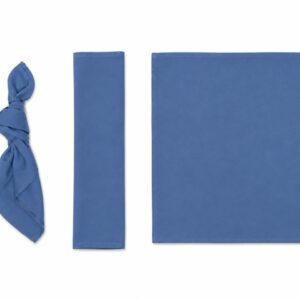 Faded blue napkin