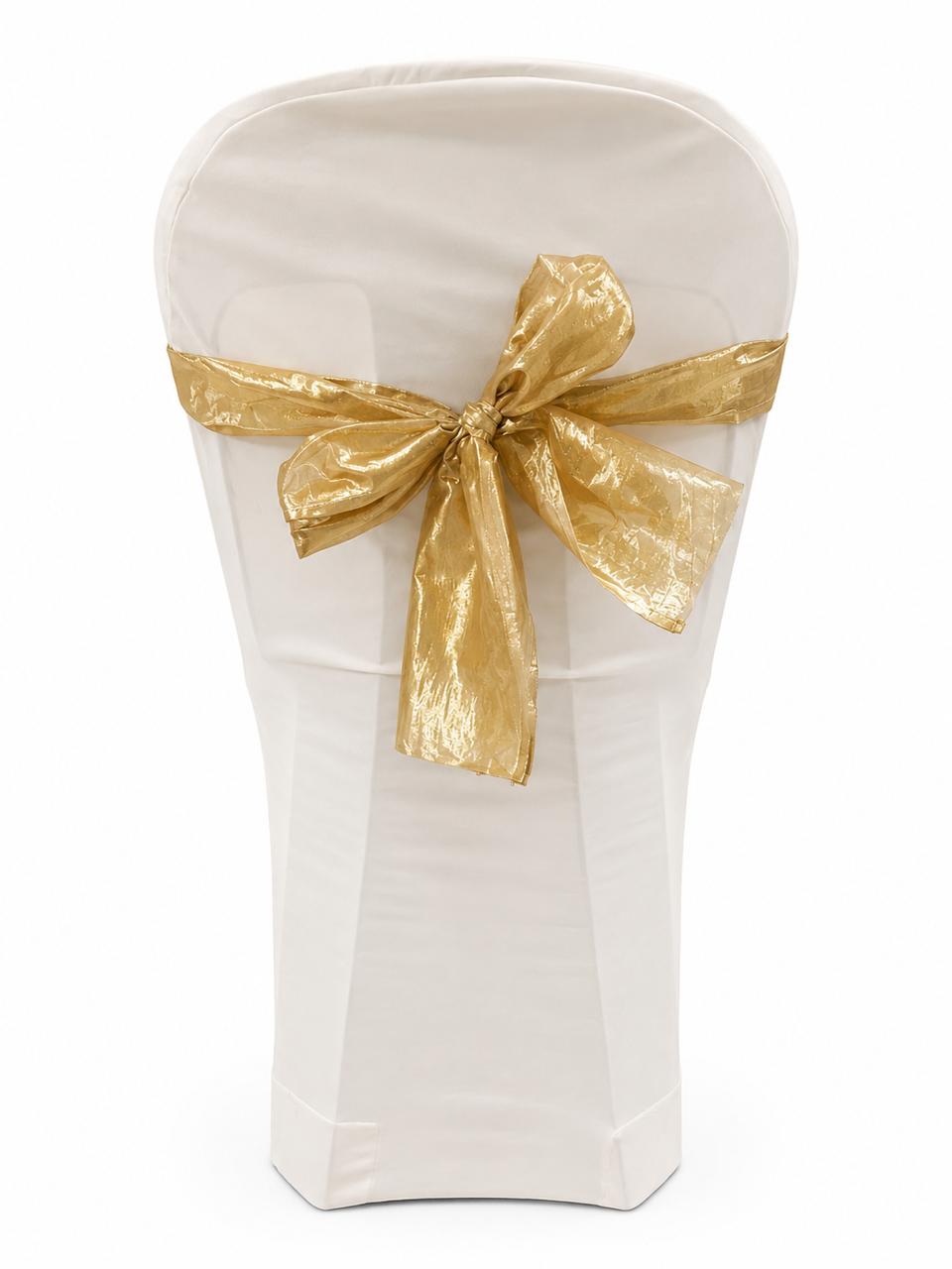 Gold chair tie