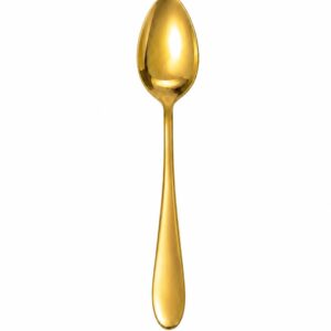 Gold dessert spoon