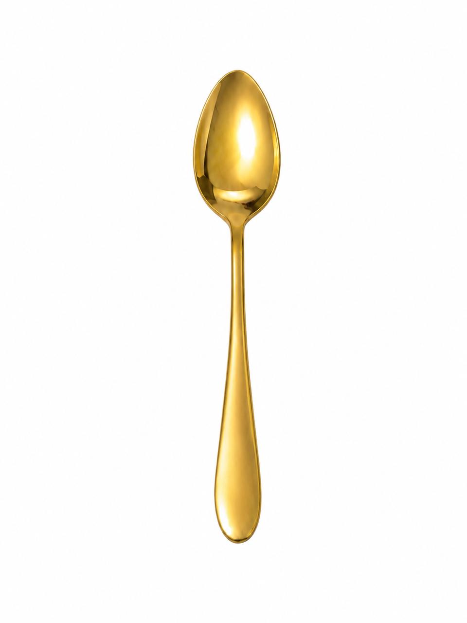 Gold dessert spoon