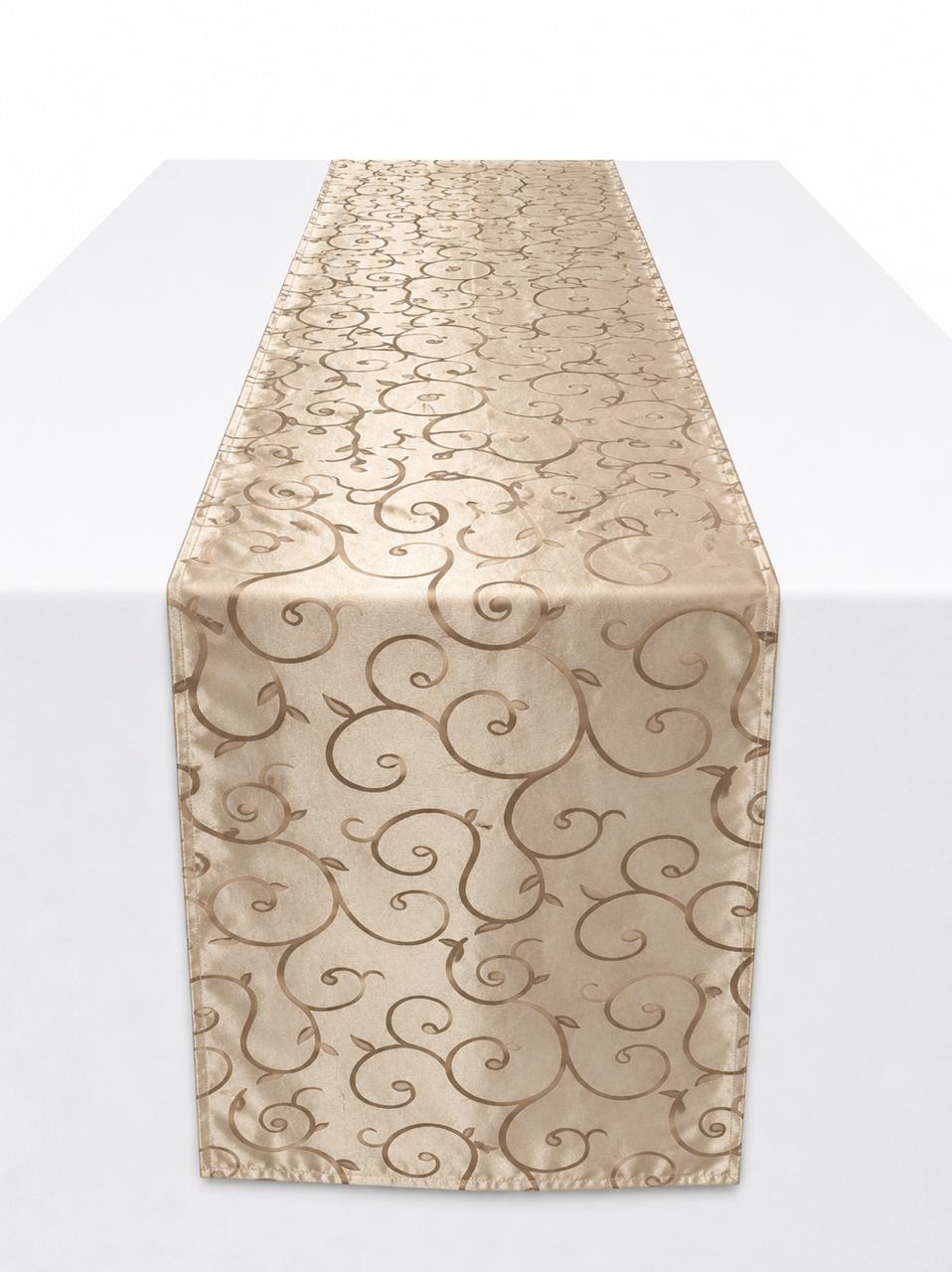 Gold embossed runner