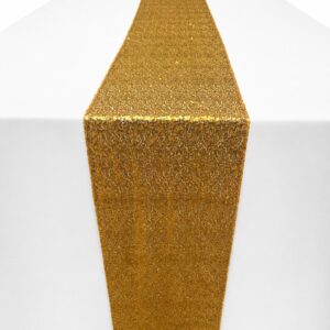 Gold sequin runner
