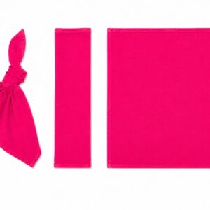 Hot pink napkin
