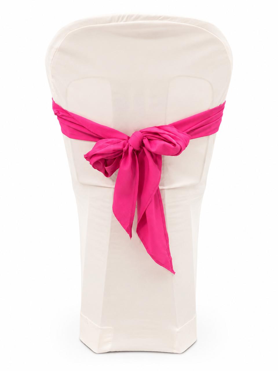 Hot pink triangle chair tie