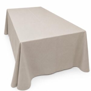 Khaki tablecloth