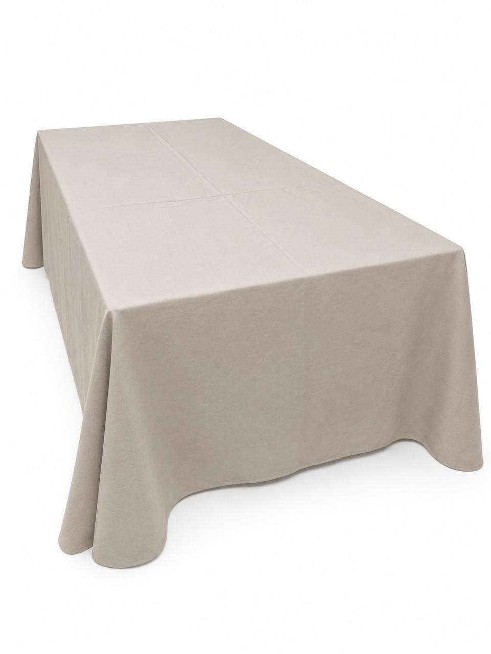 Khaki tablecloth
