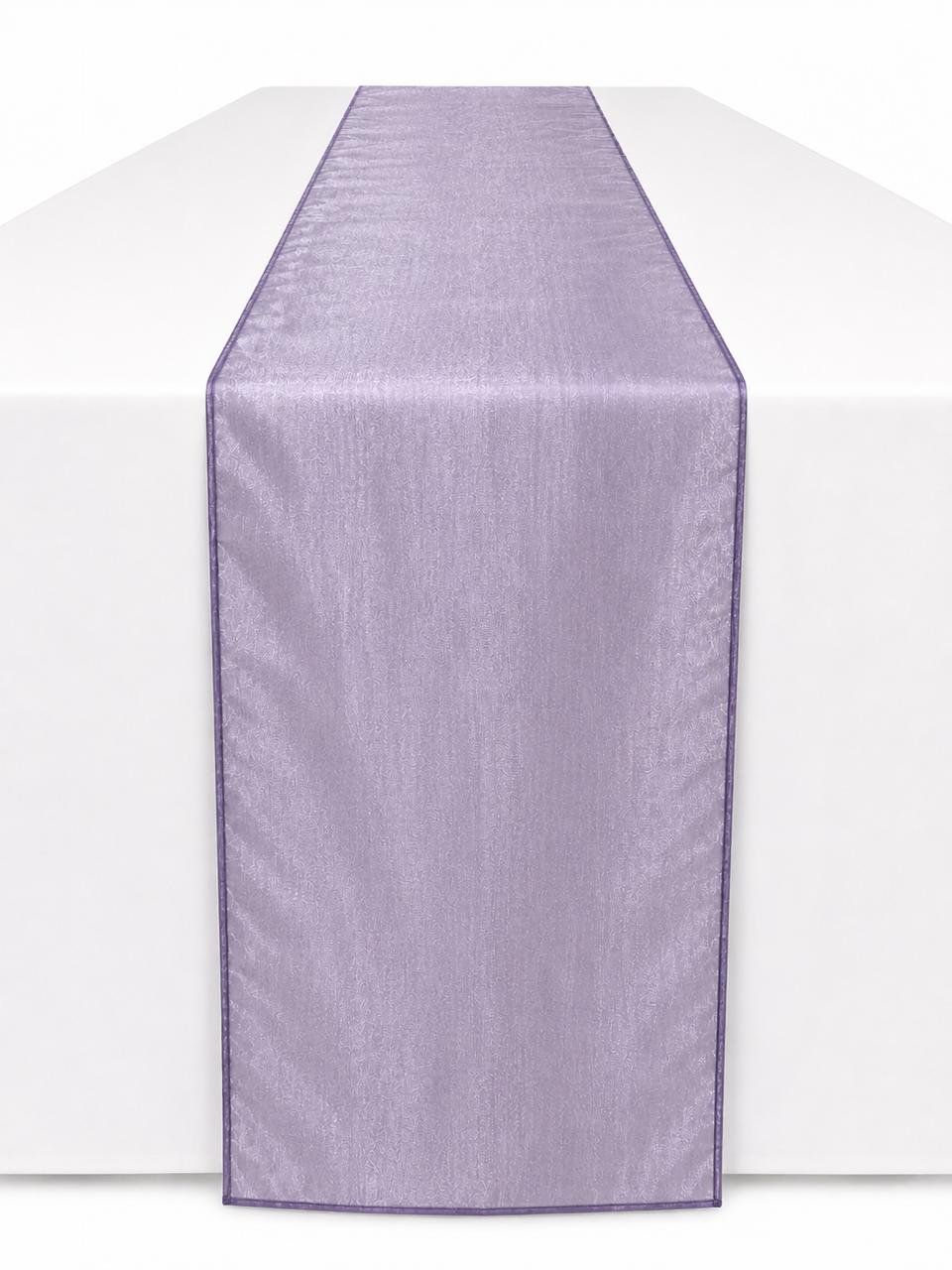 Lavender organza runner