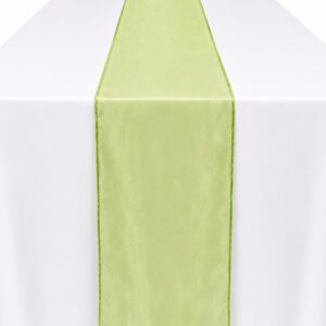 Lime organza fabric