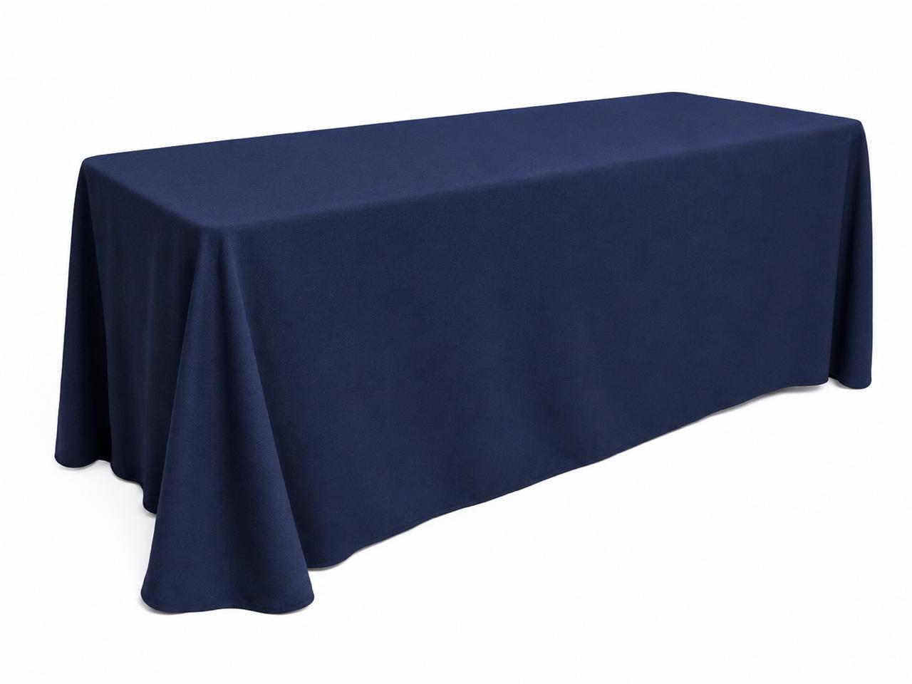 Navy tablecloth Full Length