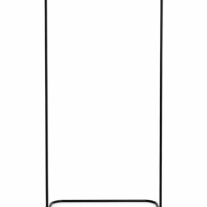 Oval black welcome stand