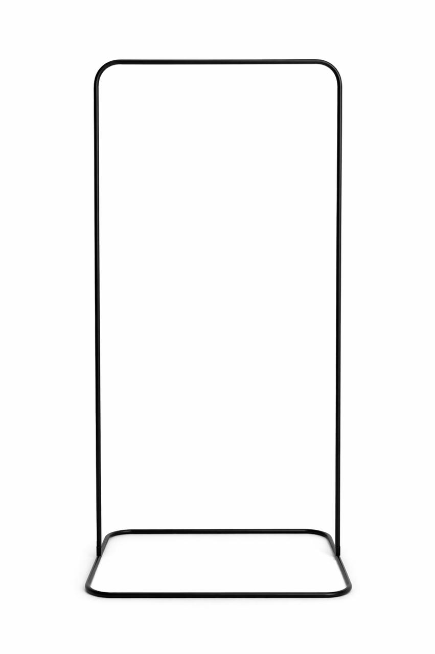 Oval black welcome stand