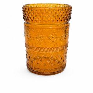 Poetry glass amber