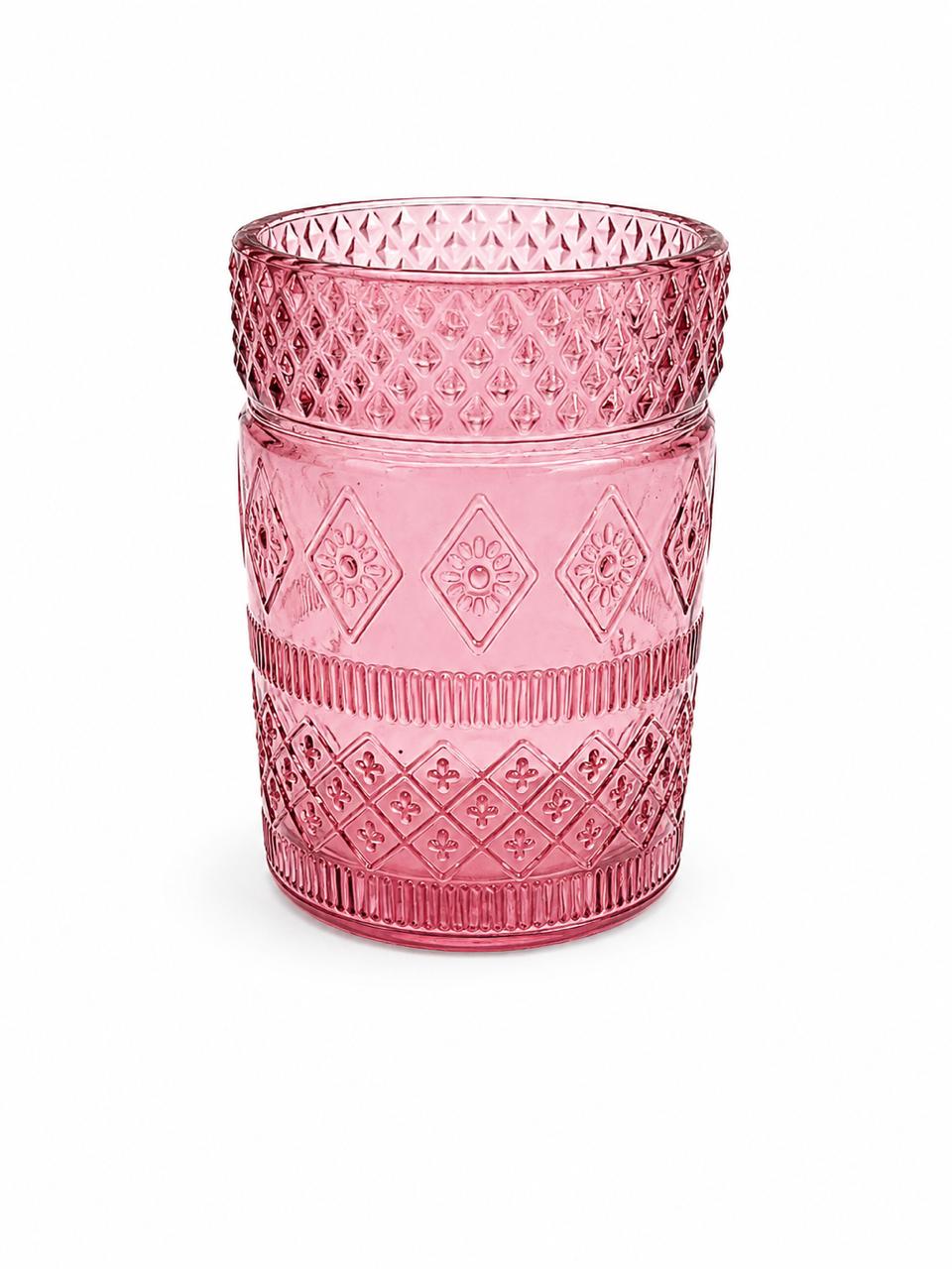Poetry glass pink