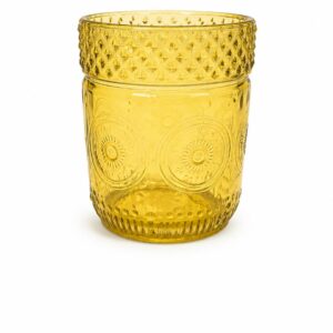 Poetry glass yellow