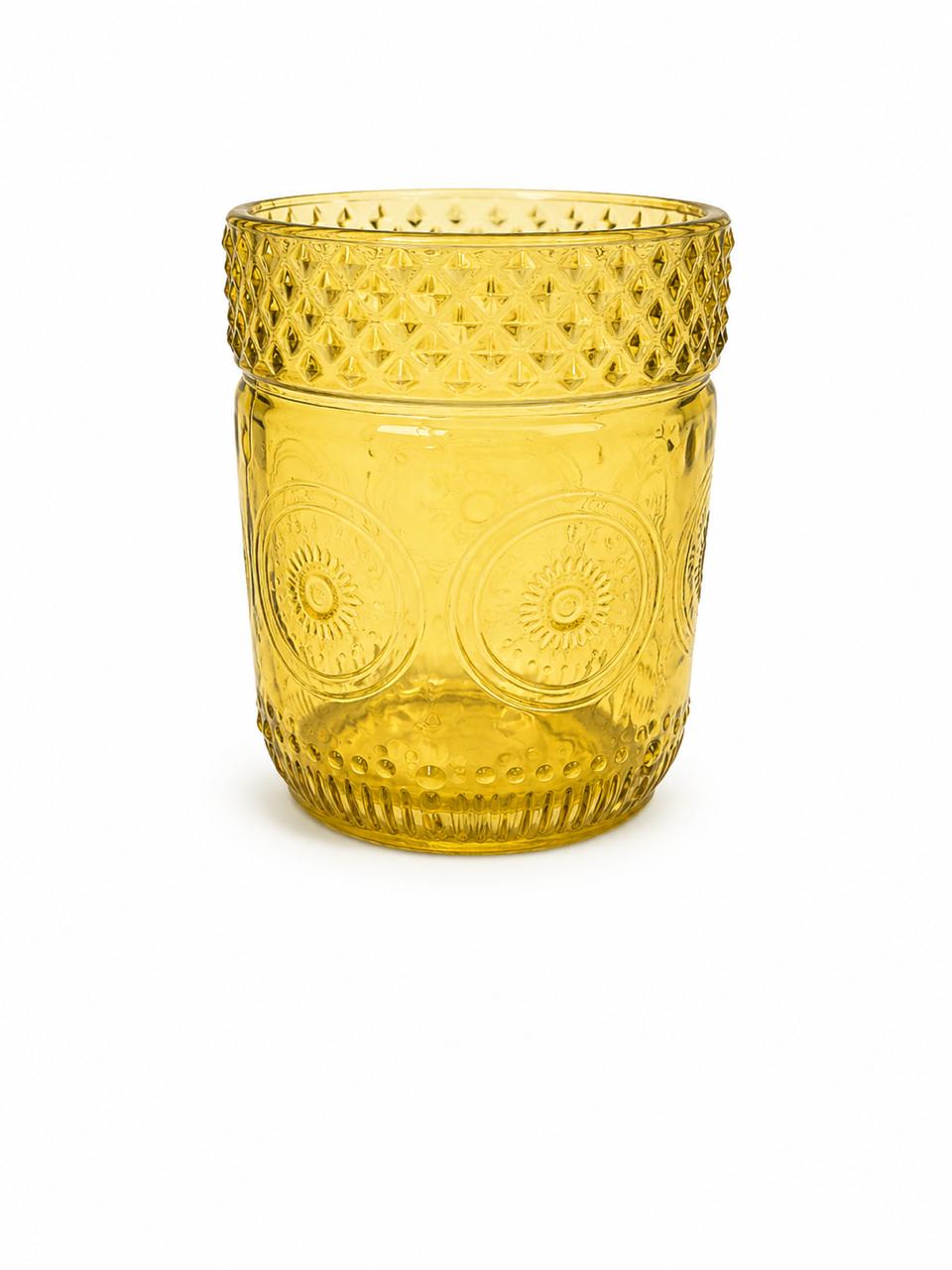 Poetry glass yellow