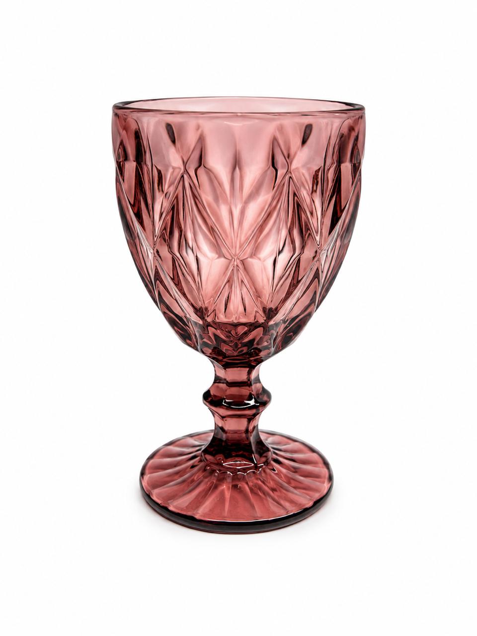 Purple wine glass