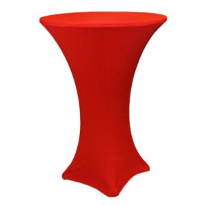 Red cocktail stretch tablecloth