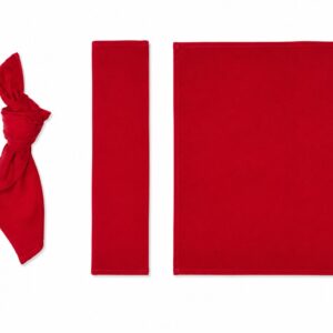 Red napkin
