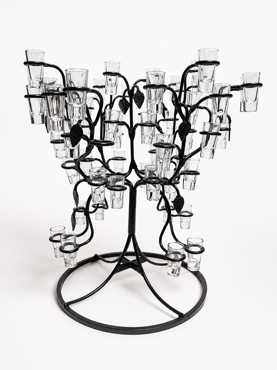 Sherry tree with glasses