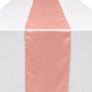 Shiny dusty pink runner