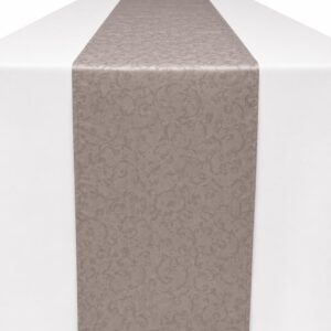 Silver embossed runner