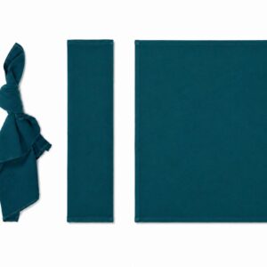 Teal napkin