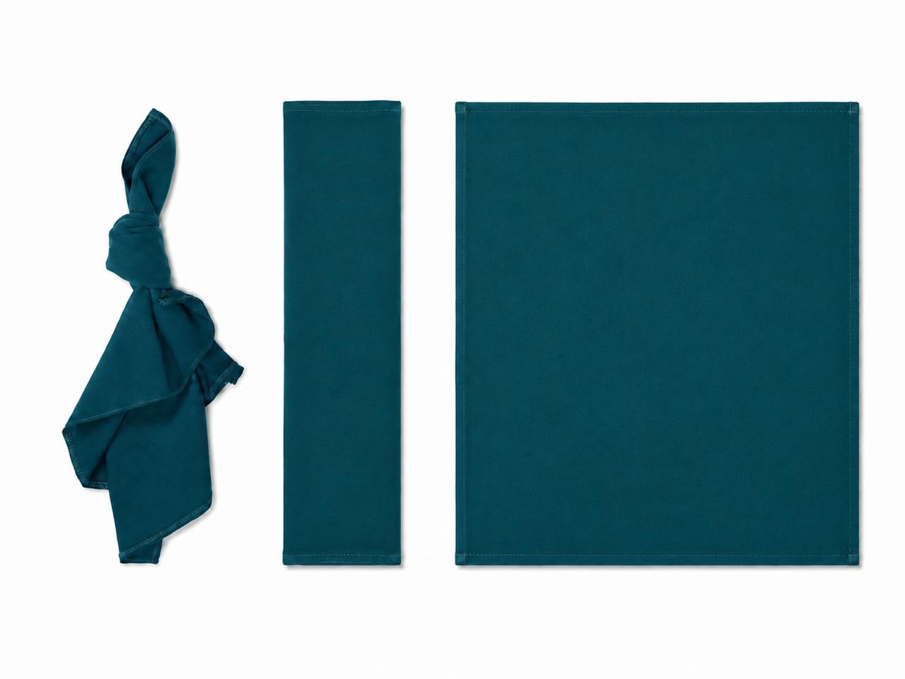 Teal napkin