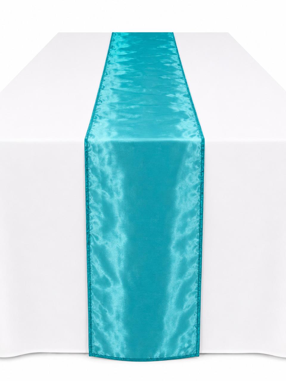 Turquoise organza runner